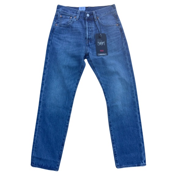 Levi’s 501® ‘93 Straight Crop Jeans On My Radio - Blue - Picture 3 of 16